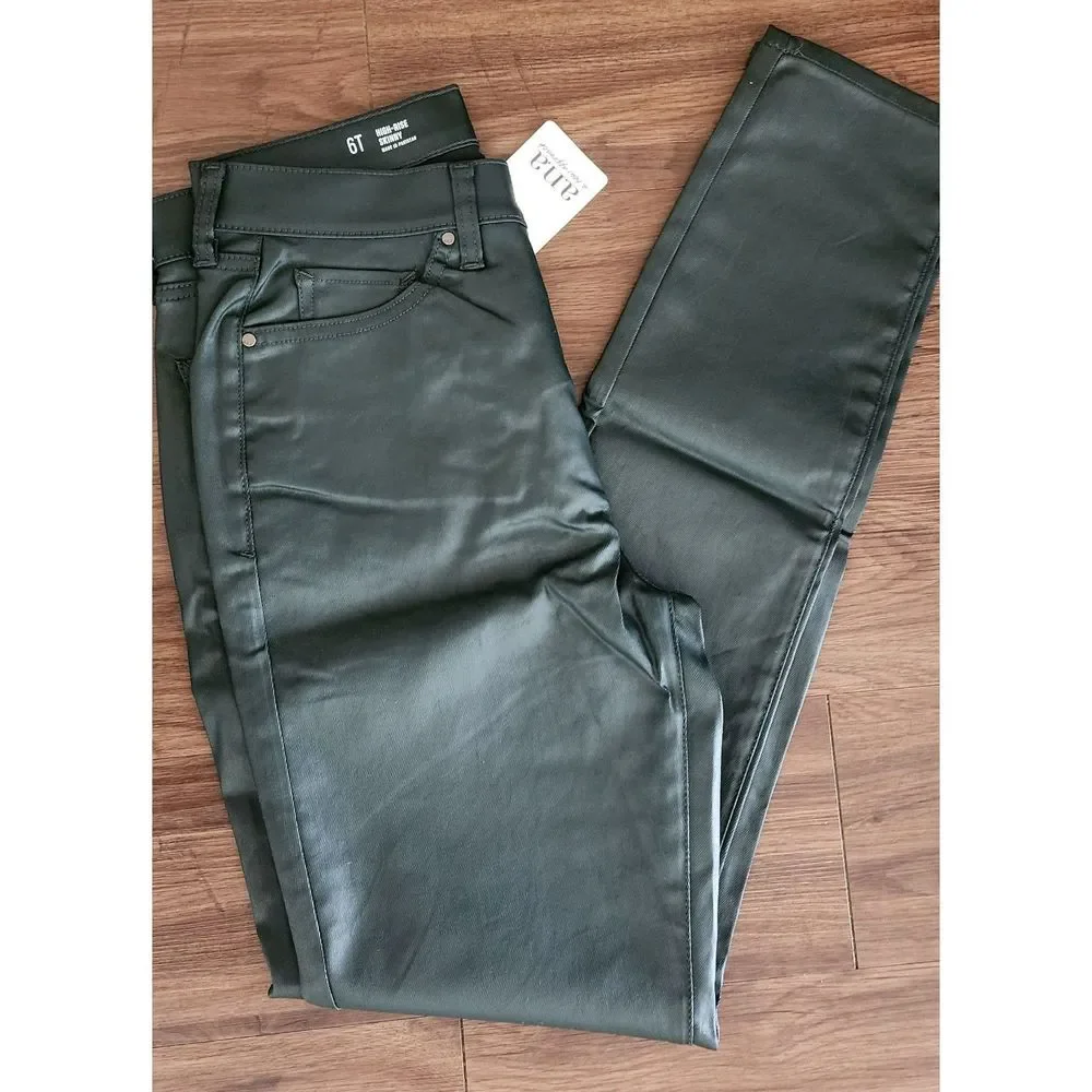 NWT Womens 6 Tall High Rise Skinny Denim Jean Inseam 32in - Picture 5 of 5